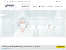Tablet Screenshot of diagnosticni-laboratorij.si